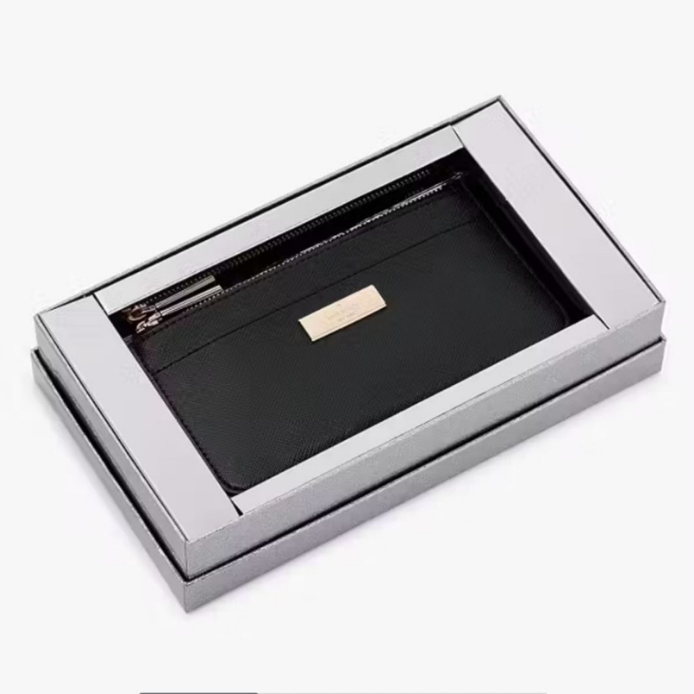 Kate Spade *Kenzie* Large Slim Cardholder Wallet in Black